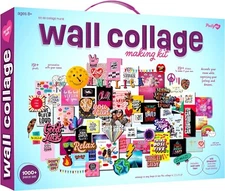 PrettyMe Wall Collage Kit for Teen & Tween Girls - Arts Craft Gift Ideas