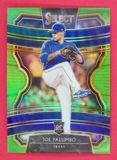 2020 Select Joe Palumbo RC 69/99 Premier Prizms Neon Green #1 Texas Rangers