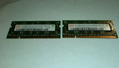 Hynix 1GB (2x512mb) PC2-5300 DDR2 | eBay