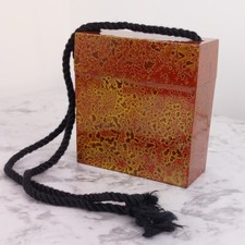 Vintage Genie Japan Lacquerware Box Purse