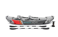 Intex Dakota K2 2 Person Vinyl Inflatable Kayak & Accessory Kit