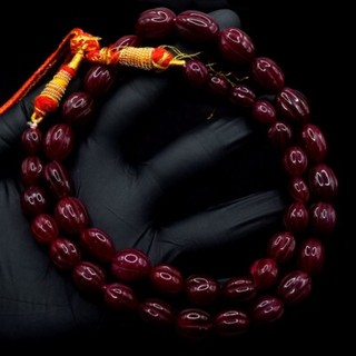 Top Grade Selling Carved Red Ruby 386 00 Cts Beaded Necklace Jewelry VK 25 E633