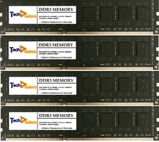 16GB ( 4X 4GB ) MEMORY DDR3 PC3-10600 1333MHz ECC FOR HP WORKSTATION Z400