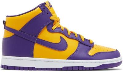 Size 9.5 - Nike Dunk High Lakers