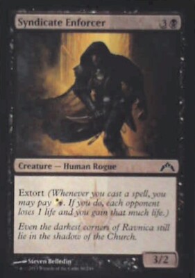 Syndicate Enforcer - Gatecrash: #80, Magic: The Gathering Nm R50