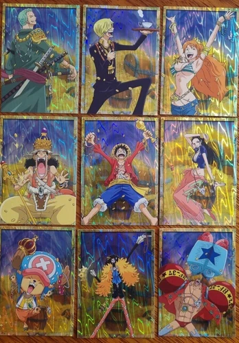 THE 9 CARDS ONE PIECE PANINI LIMITED EDITION CARD TRADING CARD EPIC JOURNEY