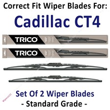 Wiper Blades 2-Pack Standard Wipers - fit 2019+ Cadillac CT4 - 30221/180