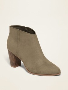 sage green booties