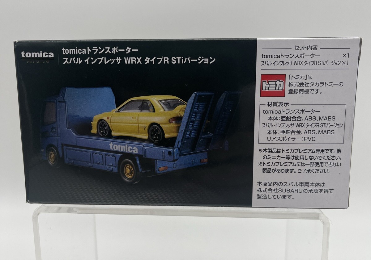 Tomica Transporter Subaru lmpreza WRX Typr R STi Version Die-cast