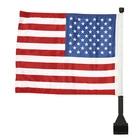 Saddlebag Trunk Mount American Flag Kit Fit For Harley Touring Road Glide 93-24