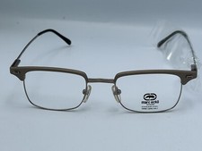 Marc Ecko 5018 Brown Stainless Steel Rectangular Eyeglasses Frames 49-21/150