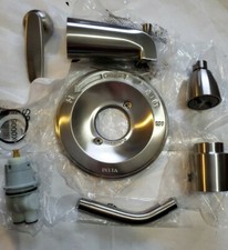 Delta BT13410-SS Stainless Foundations Monitor 13 Series Tub and Shower Trim
