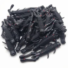 30 • 2.25" Ned Rig Hook Hellgrammite Jig Bass Crappie Walleye Fishing Lure Lot