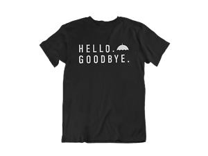 Umbrella Hello Goodbye Academy T Shirt Ebay