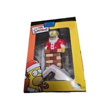 Vintage Simpsons Christmas Ornament Homer Santa Chimney Holiday Kurt Adler 2004