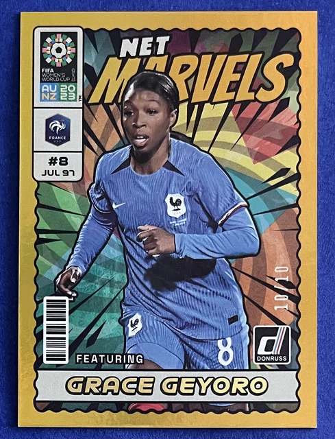 Grace Geyoro 2023 Donruss FIFA Frauen-WM NET MARVELS GOLD /10 FRANCE