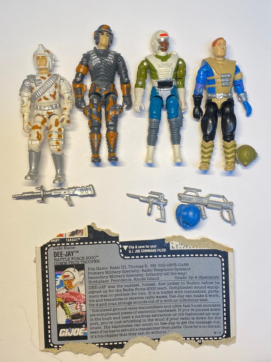 GI Joe ARAH Battle Force 2000 Action- 6 Figure Vintage Lot Hasbro