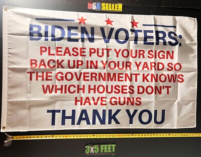 Donald Trump Flag FREE USA SHIP Biden Sucks W Dorm Man Cave America USA Sign 3x5