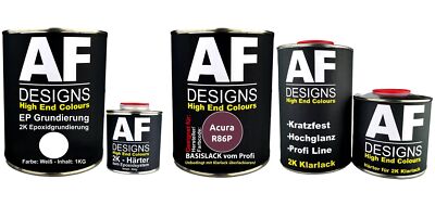 FÜR Acura R86P Camellia Red Perl 3.7L Autolack SET 2K EP Grundierung Klarlack