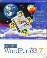 WordPerfect Suite 7 PC CD word processor spreadsheet scheduler presentations etc