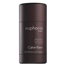 Calvin Klein "euphoria" Men Deodorant Alcohol Free 2.5oz/75ml