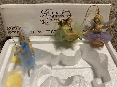 Ashton Drake Vive Le Ballet Ornament Collection Set 3