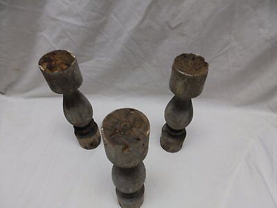 Buy Antique Set Of 3 Small Spindles 11x2 Shabby Vtg Chic Porch Gingerbread 300-18P