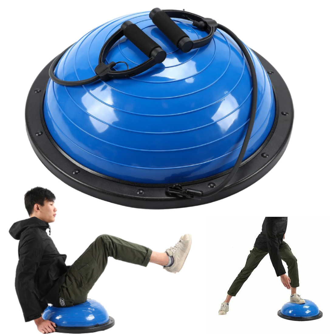 Half Ball 59CM Balance Exercise Workout Rehab Wobble Board Dome