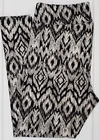 TC LuLaRoe Tall & Curvy Leggings Black Gray Aztec Southwest Tribal Print NWT P49