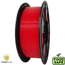 PETG Filament 1.75mm Red PETG Food Safe 3D Printer Filament 2.2lb