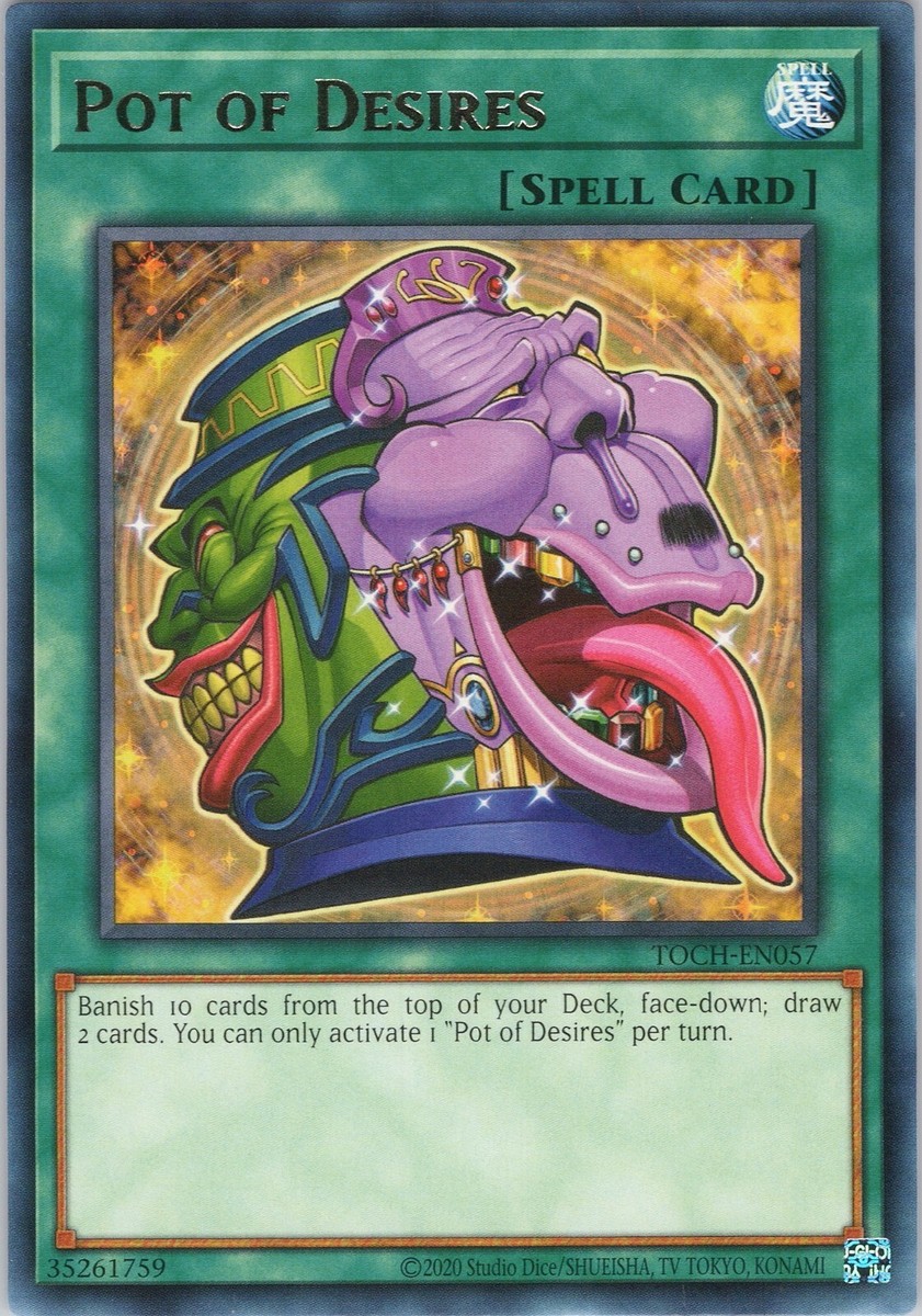 Pot of Desires NM (#2) TOCH Toon Chaos Yugioh