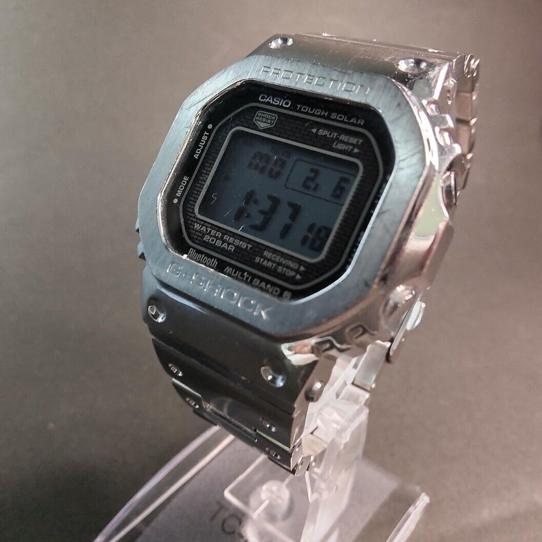 Casio G-SHOCK GMW-B5000D-1JF Radio Solar Digital Dial Watch Men's  (Excellent)