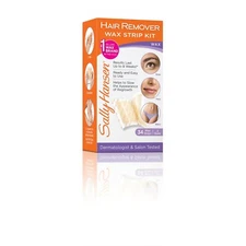 Sally Hansen Hair Remover Wax Strip Kit for Face, Brows and Bikini..