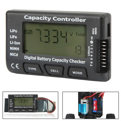 Battery Capacity Controller Voltage Tester Digital Display Meter Gauge