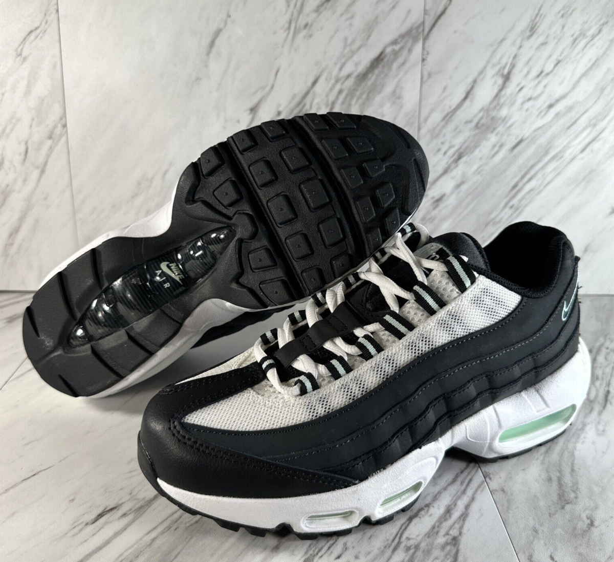 Nike Air Max 95 Recraft GS Kids Shoes Size 5Y Youth Black White