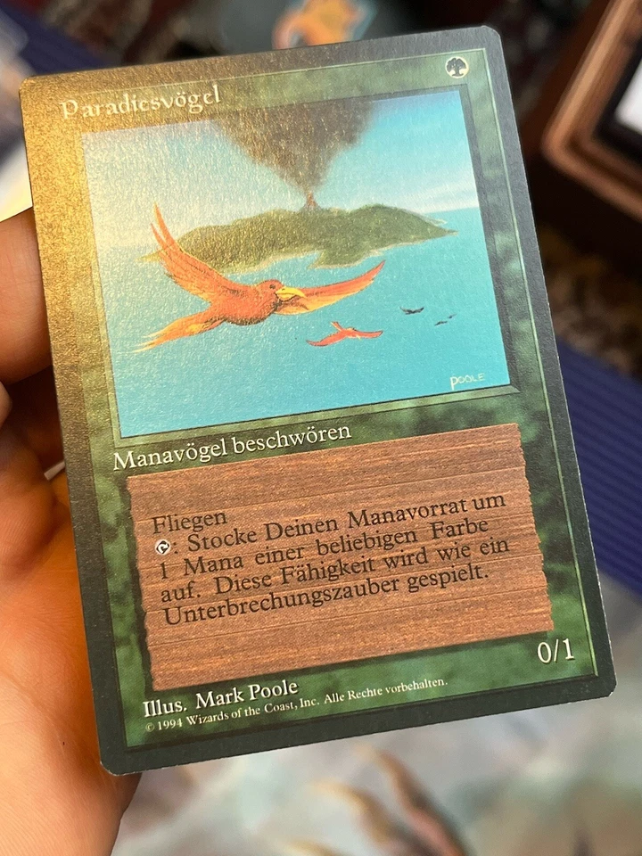 German FBB • Birds Of Paradise • NM • Mtg (993) - Image 2 of 4