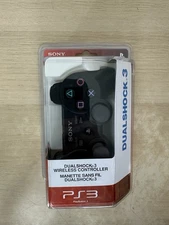SEALED Sony Playstation PS3 Dualshock 3 Wireless Controller Black (CECHZC2U) NEW