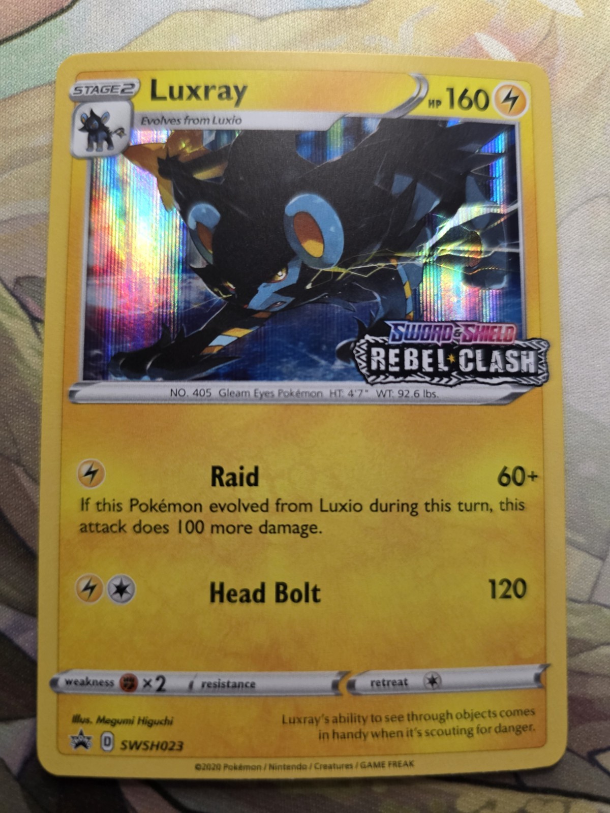 Luxray - (Prerelease) SWSH023 SWSH: Sword & Shield Promo Cards Holo