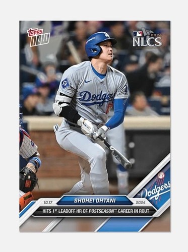 ONLY 9504 Printed Shohei Ohtani 2024 Topps NOW #845 MLB LA Dodgers 1st NLCS HR