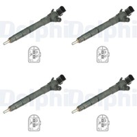 4X Delphi EinspritzdüSe FüR VW Multivan VI SGF SGM SGN 2.0 TDI 4Motion MAN