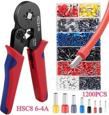 1200PCS Wire Ferrule Kit Cable End Crimp Terminals Pin Insulated Connectors