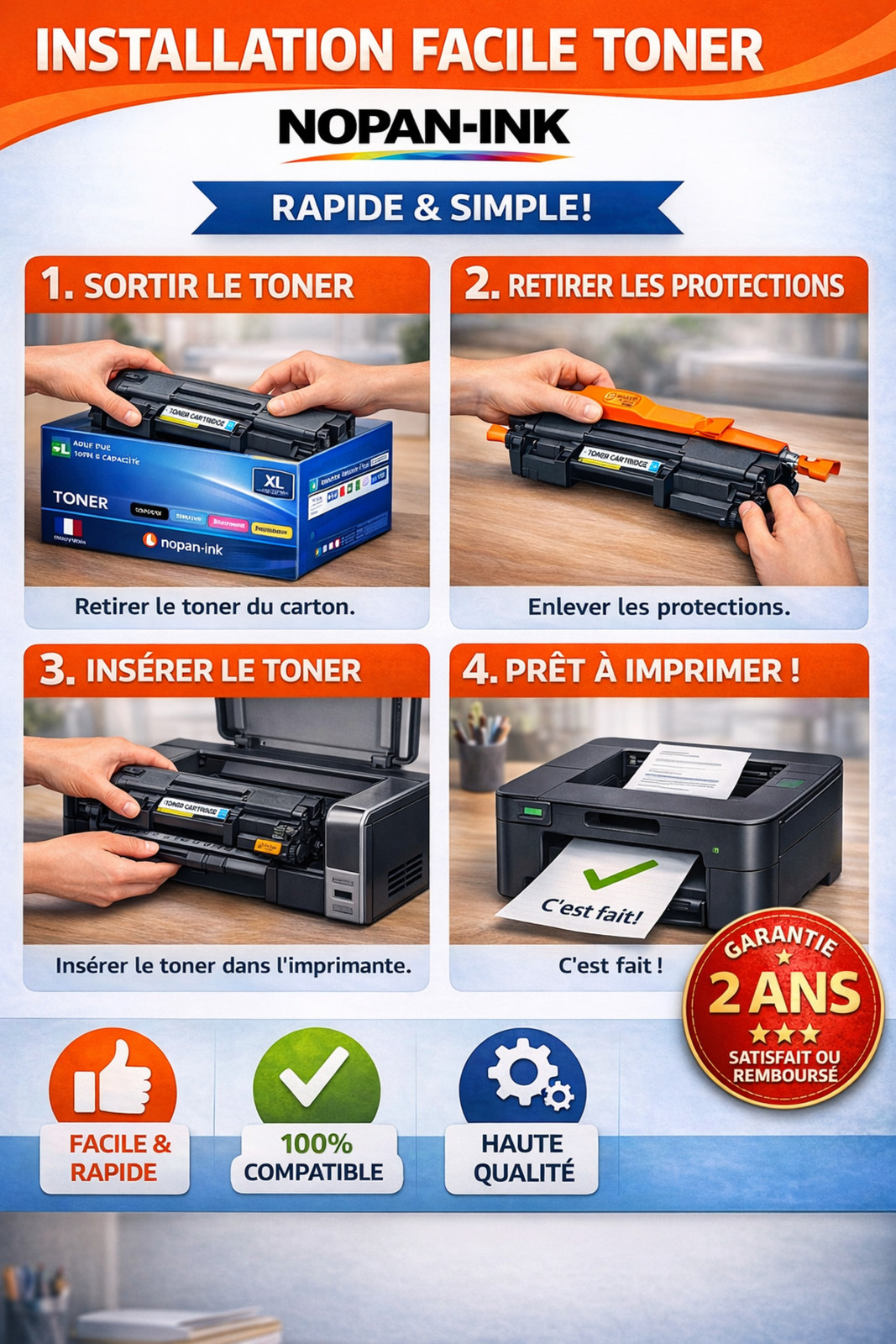 Toner MXC30GTM Sharp magenta compatible 6000 pages haute precision - 4