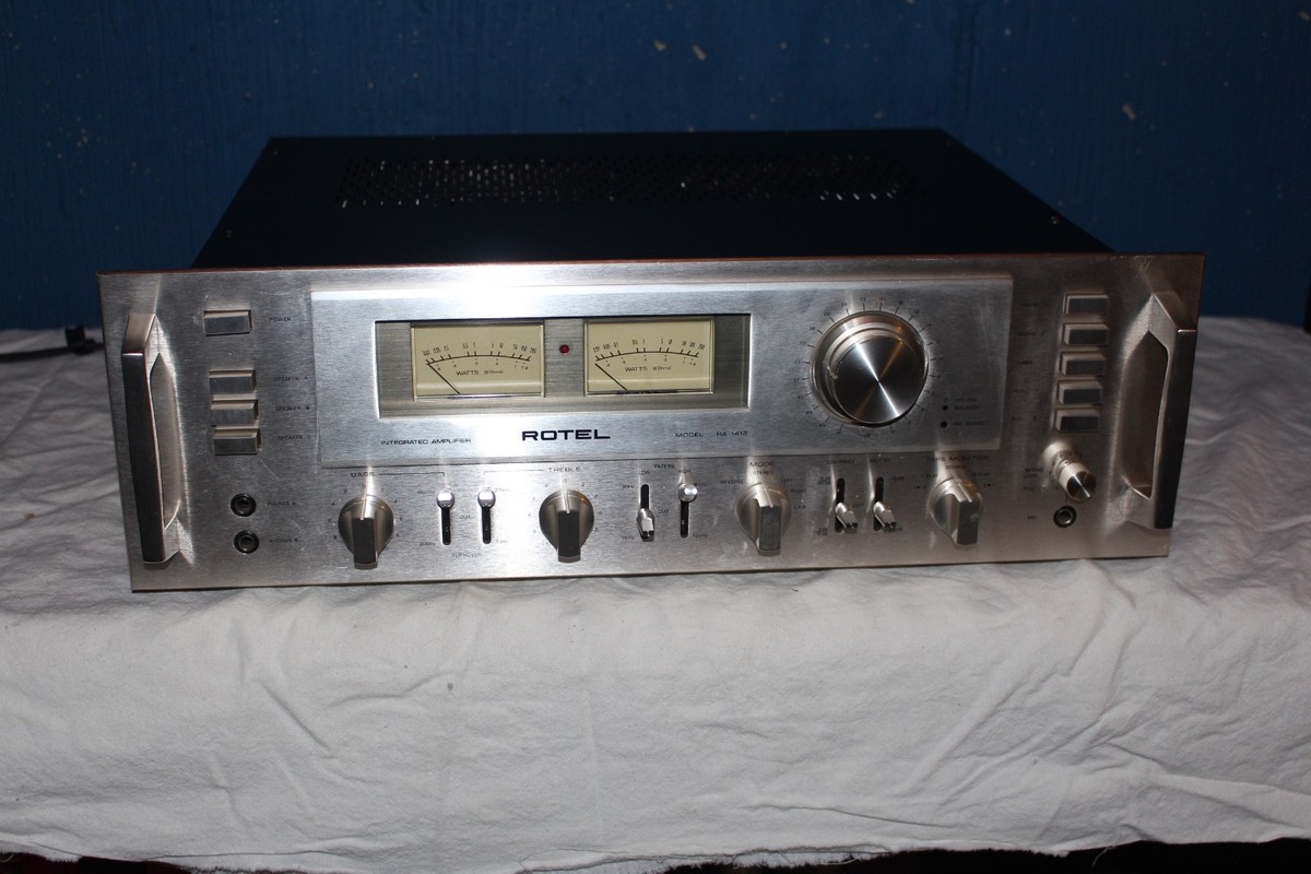 ROTEL ローテル　RA-1412 プリメインアンプ Rotel RA 1412 amplifier - Serviced - Partial Re-cap | eBay