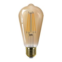 Philips Led Filament ST64 Edison 3,1W = 25W E27 Gold 250Lm Extra Warmweiß 1800K