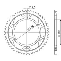 Zahnrad Stahl P428 - Z47 (DIS.12313) Yamaha 125 Tdr 93/98