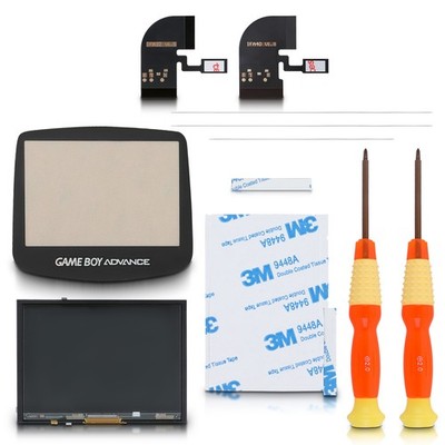 For Nintendo Game Boy Advance IPS Backlight LCD Screen V2 | LCD Upgrade for GBA