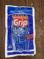 PaperMate 2004 Write Bros. Grip Capped Ball Point Pen Blue 1.0 mm NOS