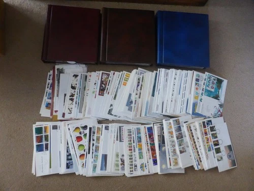 Large & High Cat 1979-2009 GB FDC Collection in 3 SG albums and loose - rf059