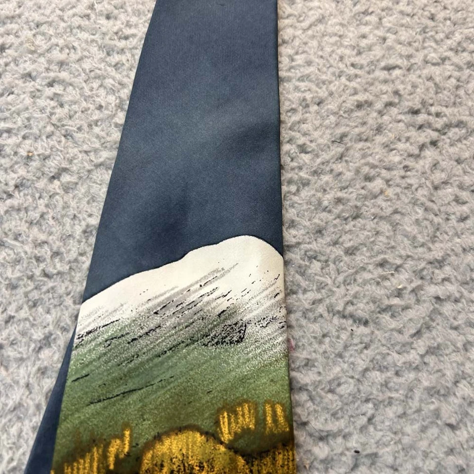 Corbata de seda de colección Lions World Wildlife Fund para hombre WWF 90s Foto 2 de 4