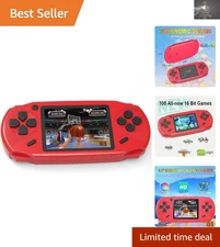 Shatterproof Handheld Console with 3.0'' Display & 100 Fun Educational Games